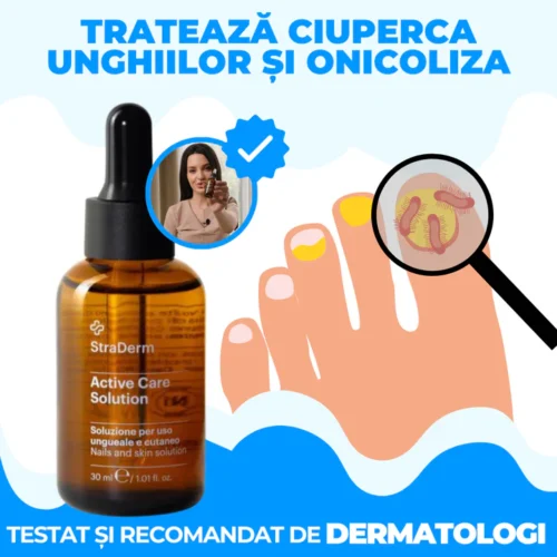 Solutie tratament pentru unghii si piele, 30ml