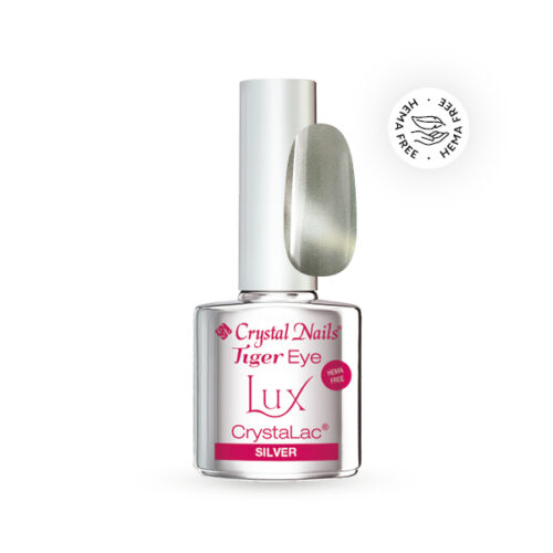Tiger Eye Lux HEMA Free CrystaLac - Silver 4-ml