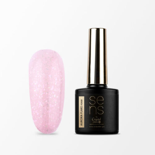 Sens Base Gel – Aurora Flake – Rose 10ml