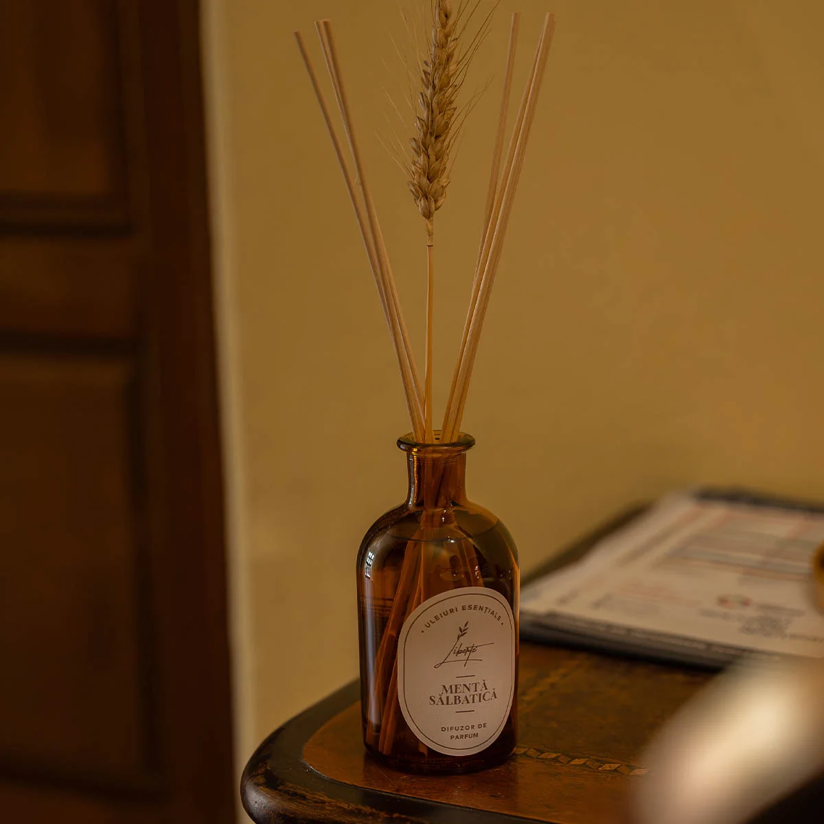 Difuzor cu bastonașe Mentă Sălbatică – 250 ml - imagine 4