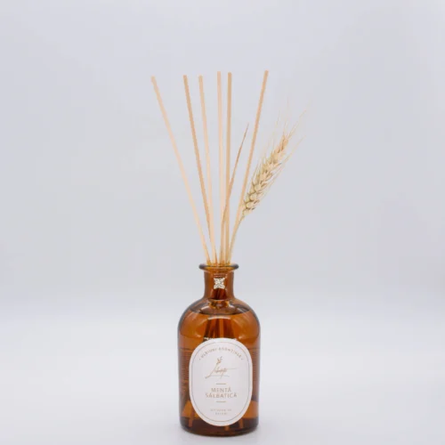 Difuzor cu bastonașe Mentă Sălbatică – 250 ml