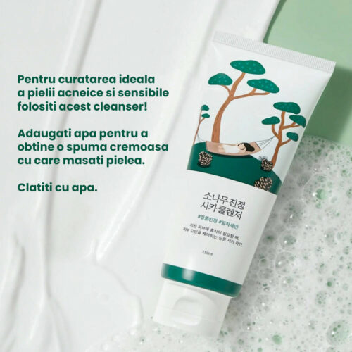Spuma de curatare calmant cu pin, 150 ml