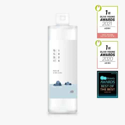 1025 Dokdo Toner exfoliant pentru fata - hidratare profunda si curatarea porilor, 500 ml