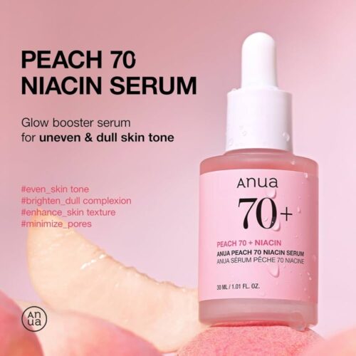 Ser cu piersici și niacinamidă 70% - 30ml