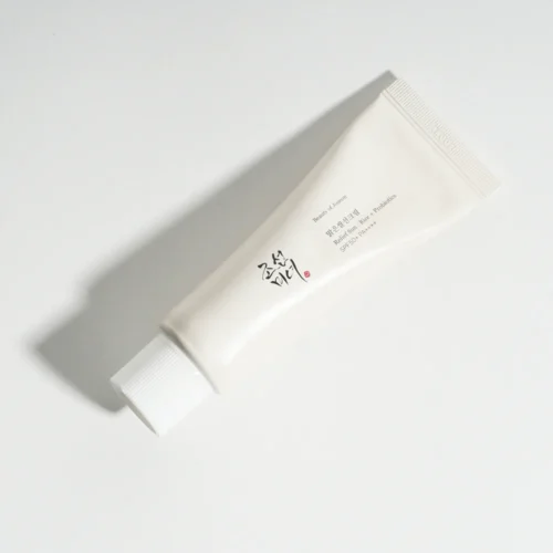 Crema pentru protectie solara cu SPF50, extract de orez si probiotice, 50ml