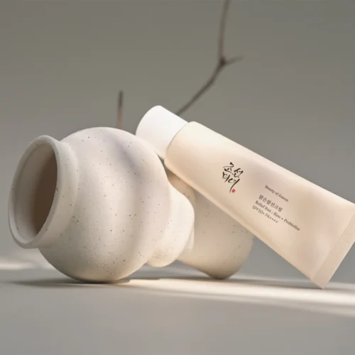 Crema pentru protectie solara cu SPF50, extract de orez si probiotice, 50ml