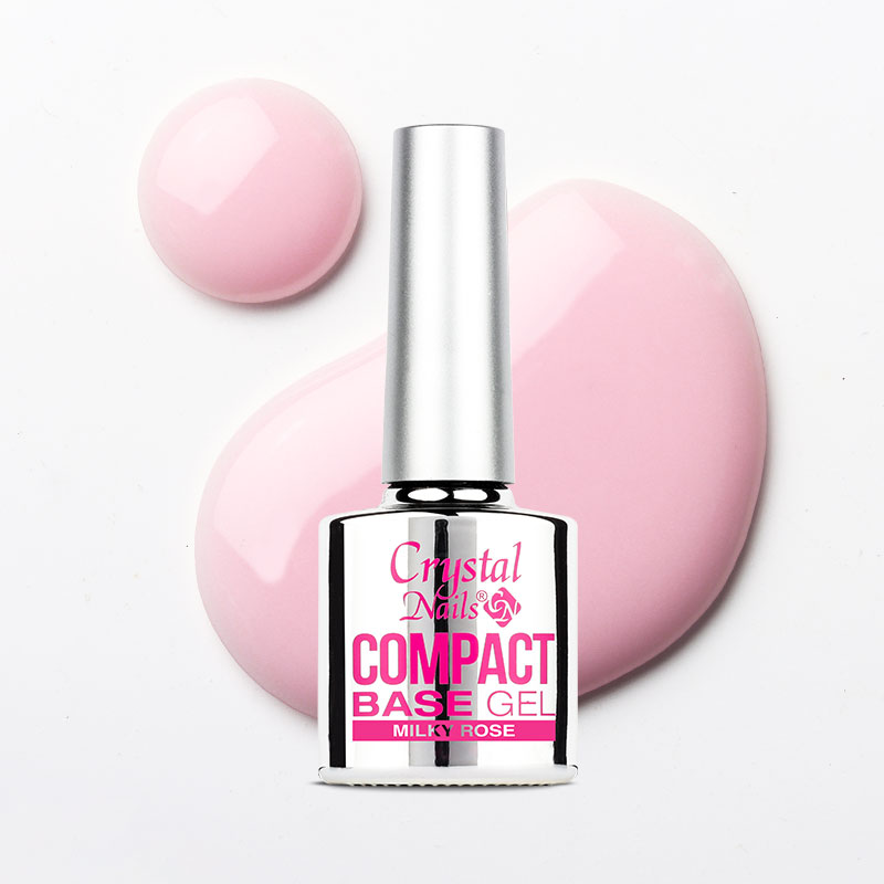 Compact Rubber Base Gel – Milky Rose