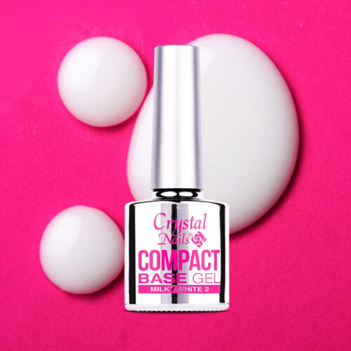 Compact Rubber Base Gel – Milky White