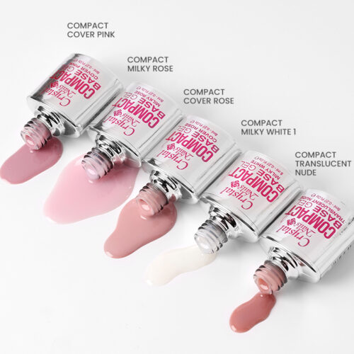 Compact Rubber Base Gel – Milky Rose