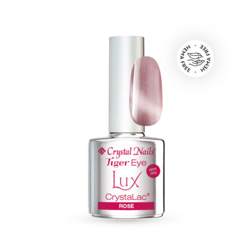 Crystal Nails Tiger Eye Lux HEMA Free CrystaLac - Rose 4-ml