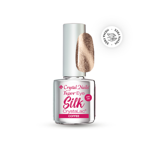 Crystal Nails Tiger Eye Silk CrystaLac - Coffee 4-ml