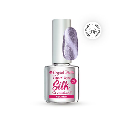 Crystal Nails Tiger Eye Silk CrystaLac - Heather 4-ml